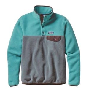 Patagonia synchilla womens size small blue/green/gray